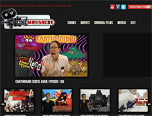 Tablet Screenshot of cinemassacre.com